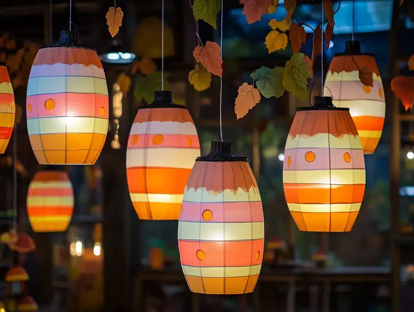 Glowing Paper Lanterns