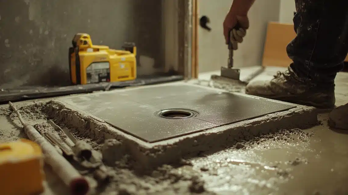 Installing the Shower Base