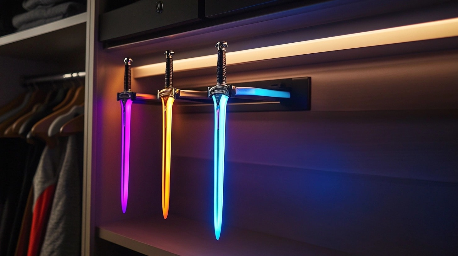 Light-Up Closet Handles