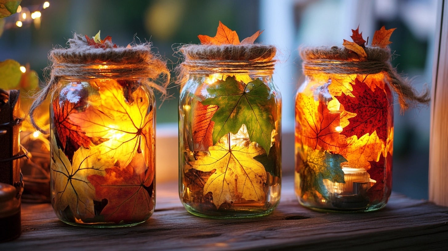 Mason Jar Light Display