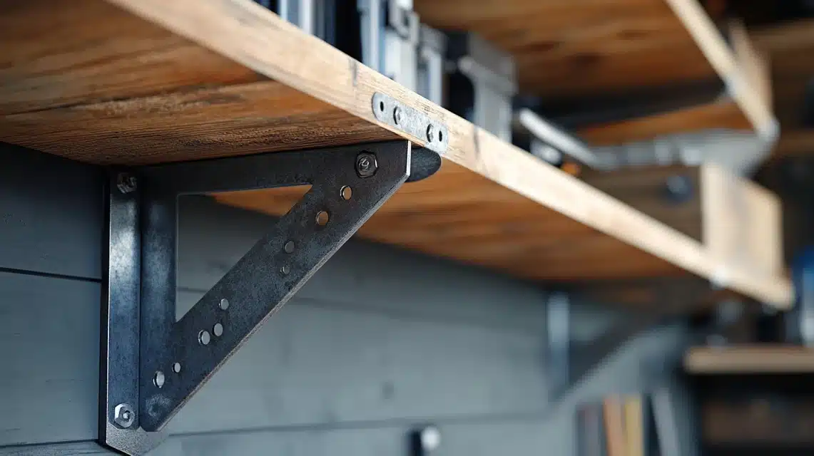 Metal Shelf Brackets Using Basic Tools