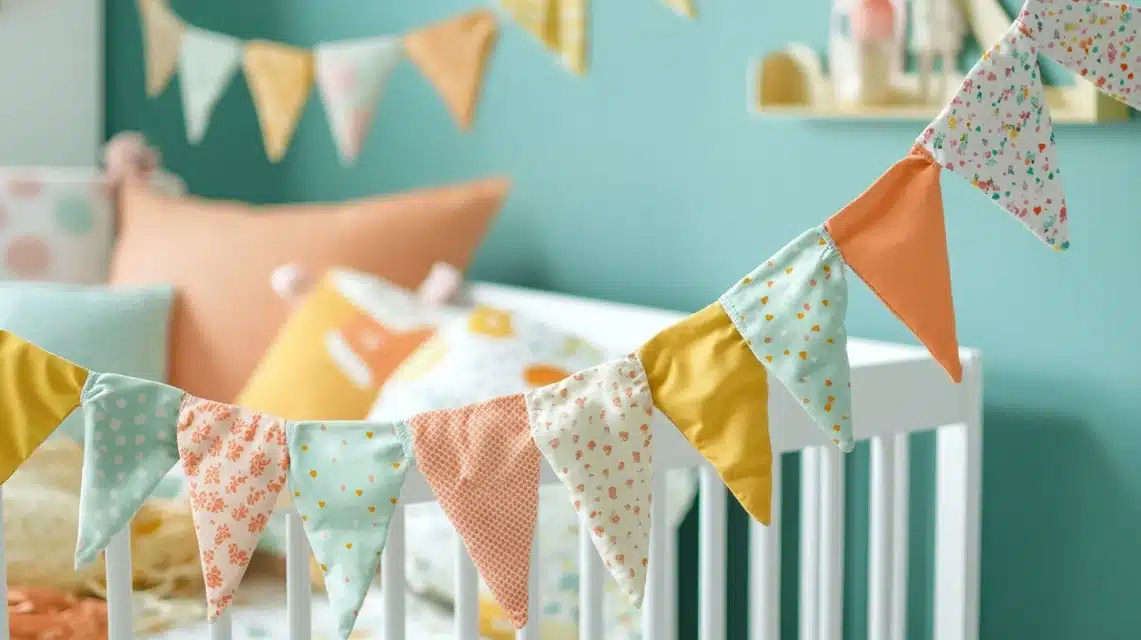 No-Sew Fabric Bunting