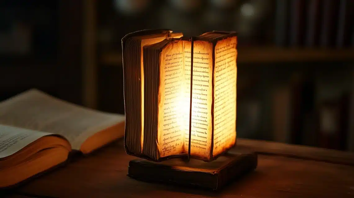 Old Book Light Stand (Approximate Cost - $22-25)