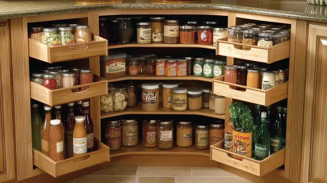 Organized Kitchen Pantry