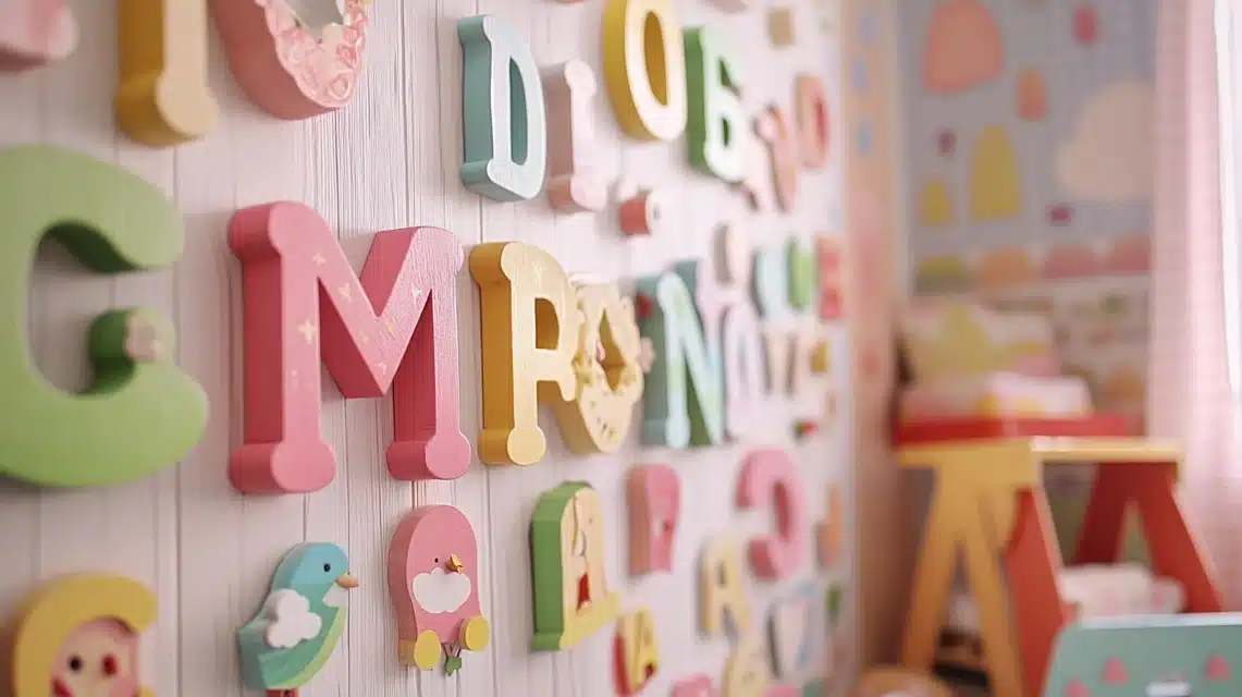 Painted Wooden Letters