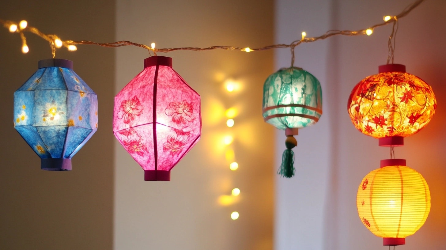 Paper Lantern String Lights (Price Range $10 - $15)