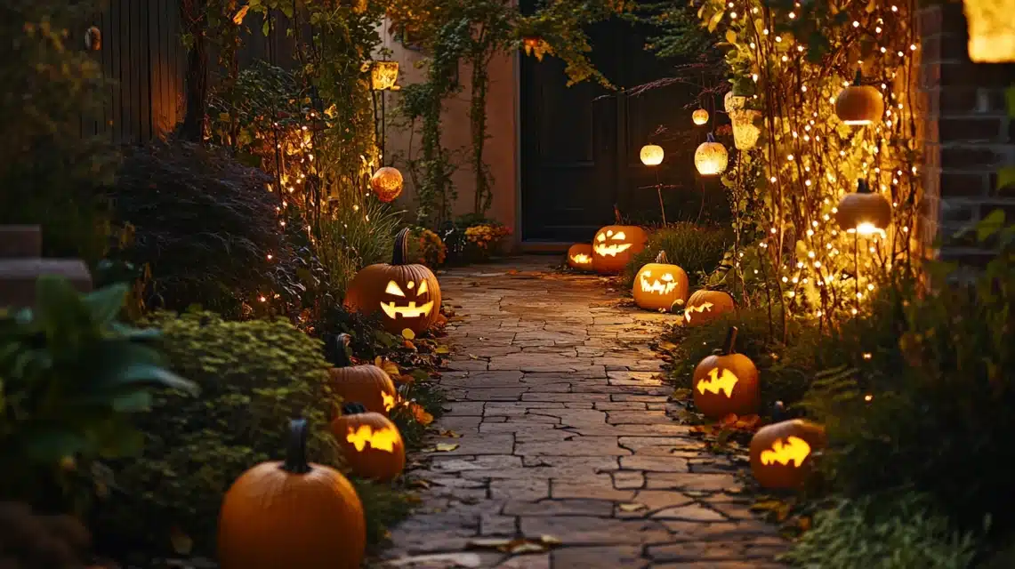 Pumpkin Path Illumination