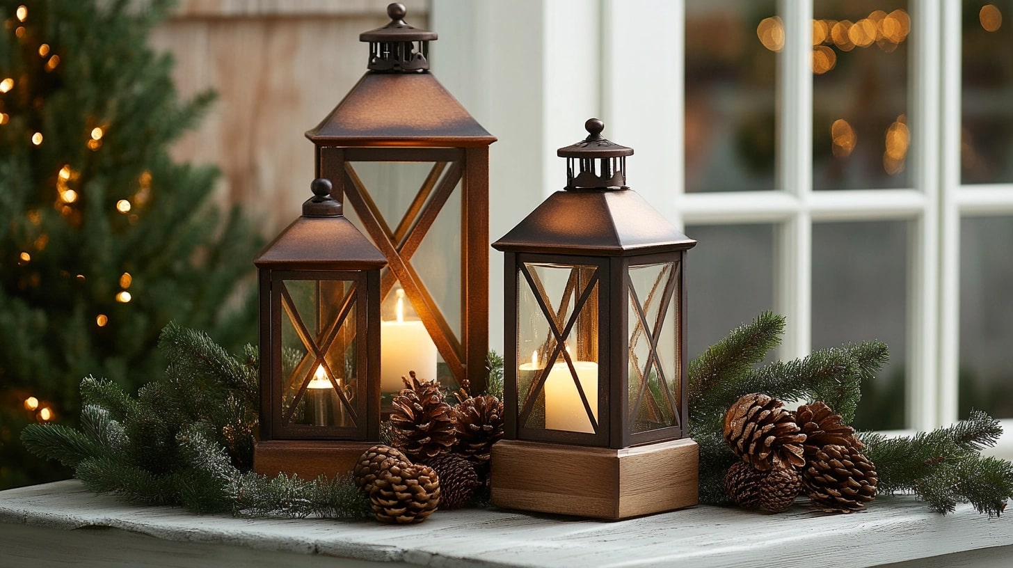 Rustic Lantern Setting