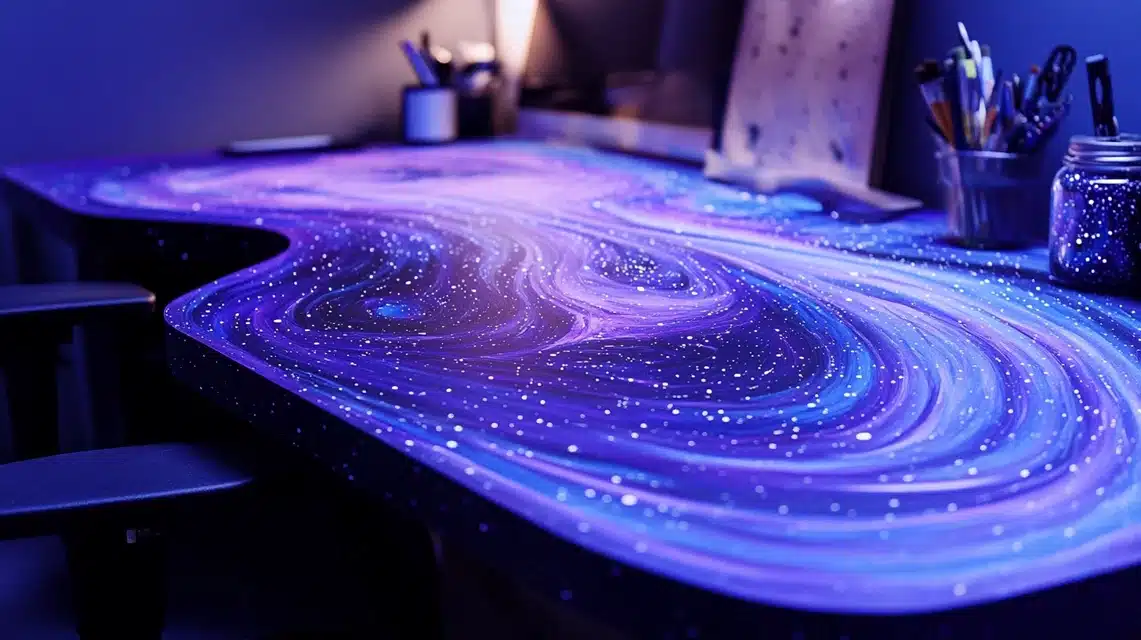 Space-Themed Desk