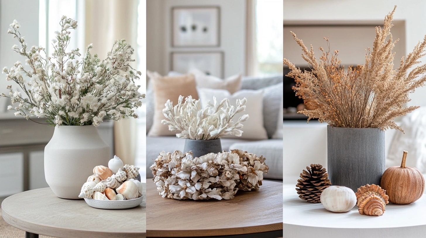 Stunning Round Coffee Table Decor Ideas