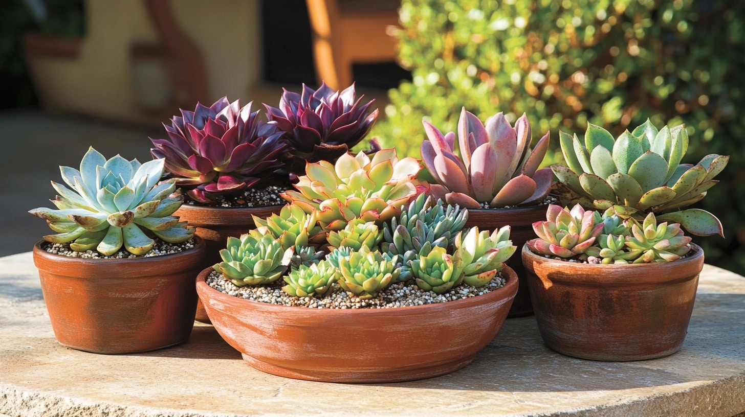 Succulent Garden Display