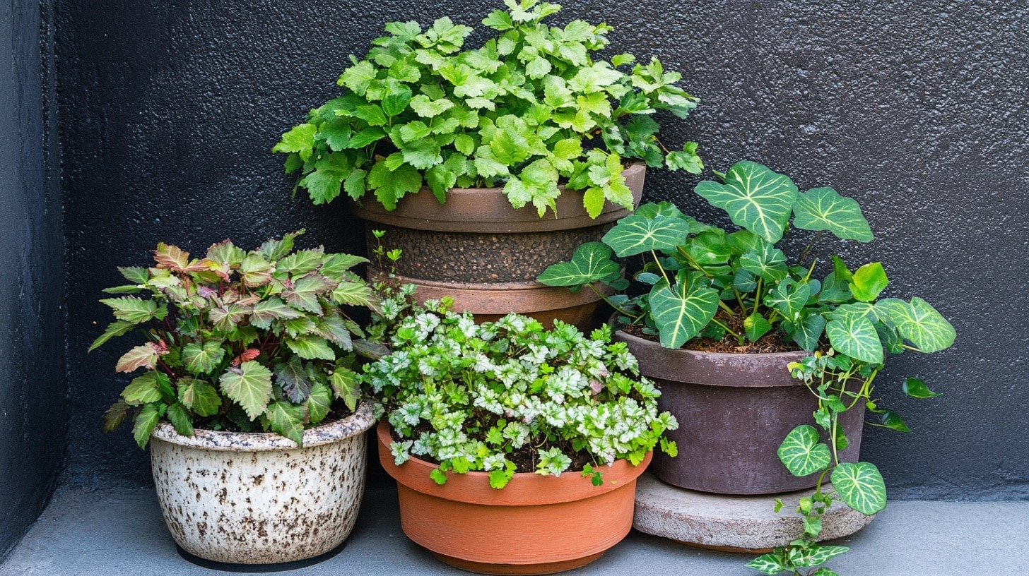 Three-Tier Plant Display