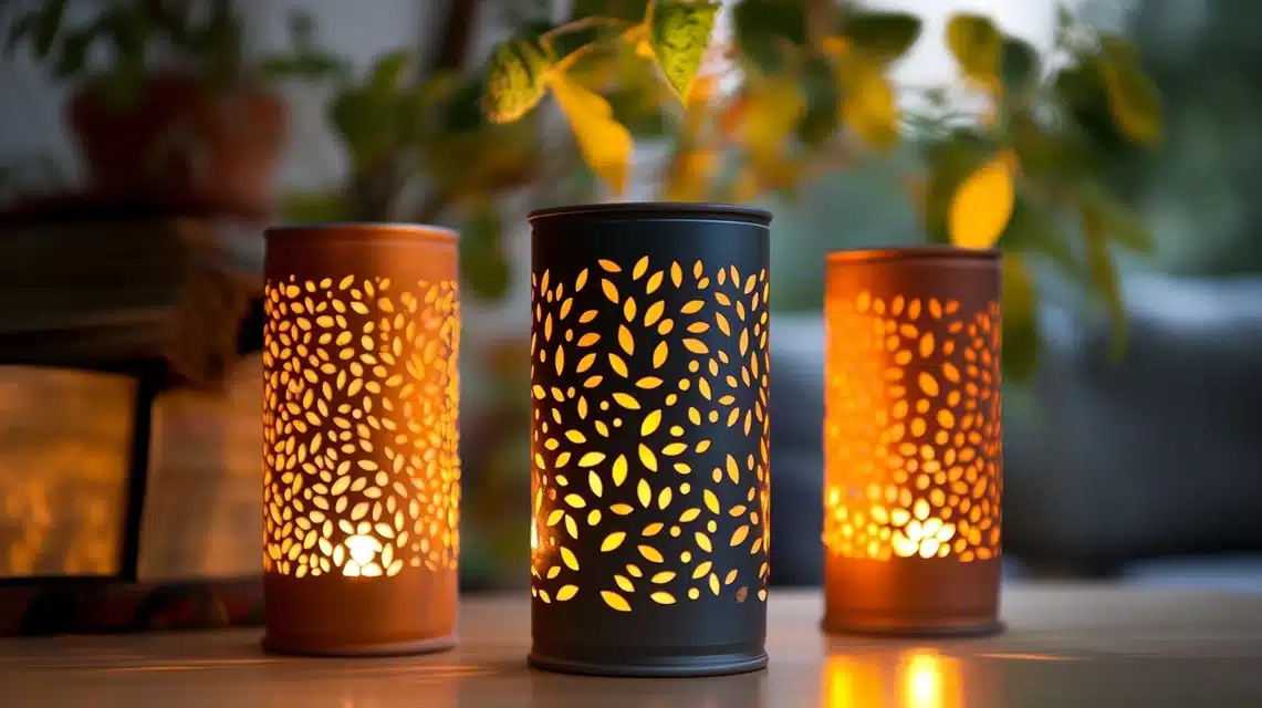 Tin Can Glow Lamp (Approximate Cost - $10-13)