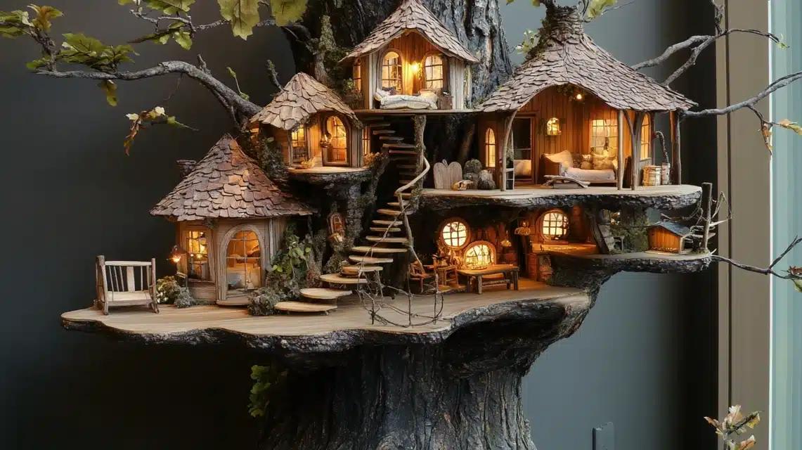 Whimsical Tree House Wonder