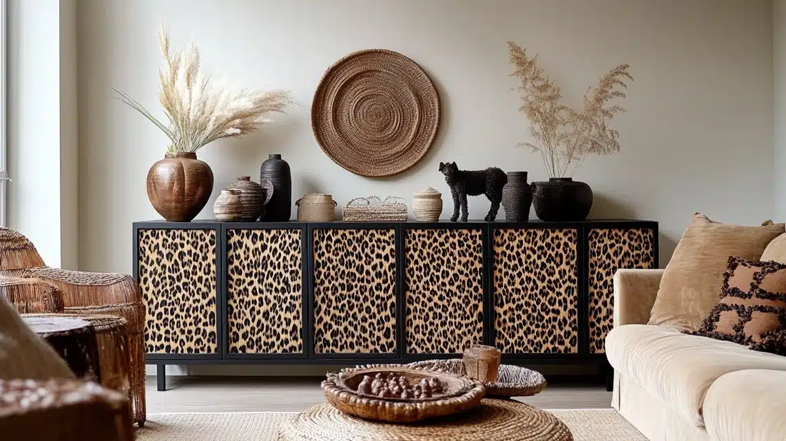 Wild Print Storage Unit