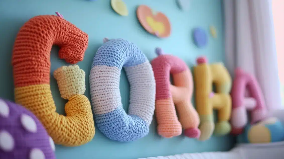 Yarn-Wrapped Letters