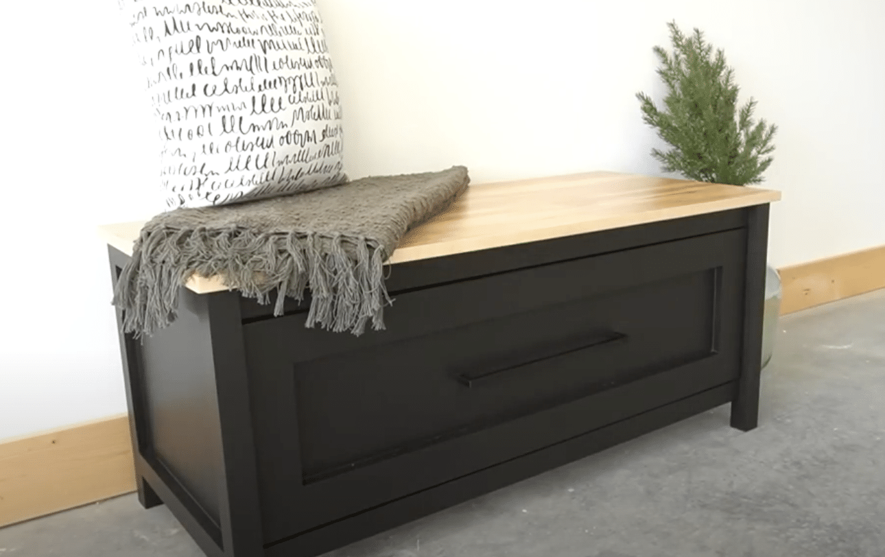 diy storage bench