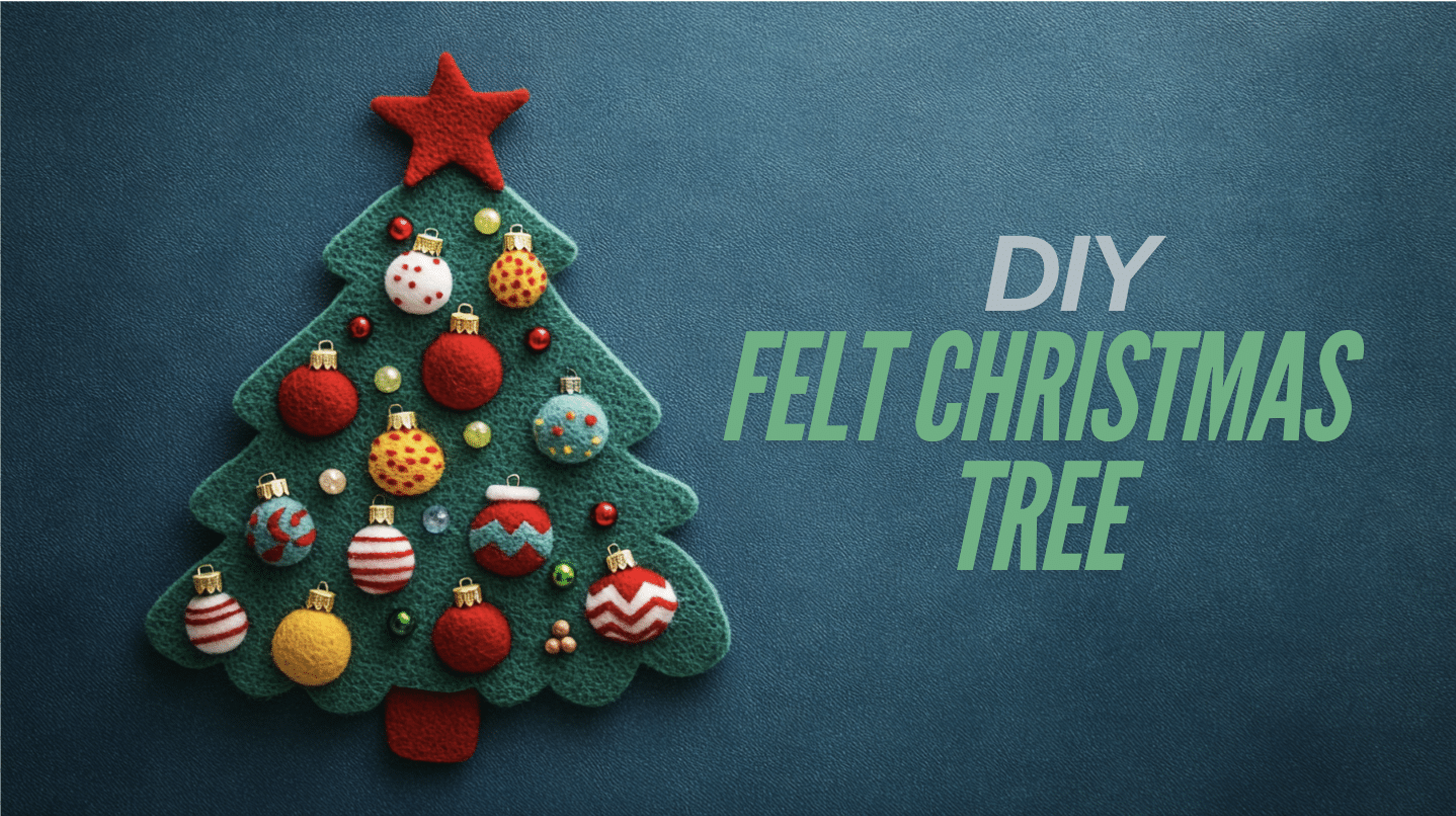 felt christmas tree diy