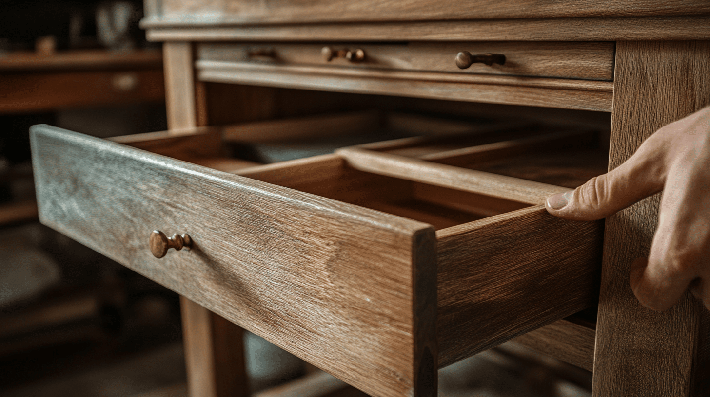 make wood drawers slide easier