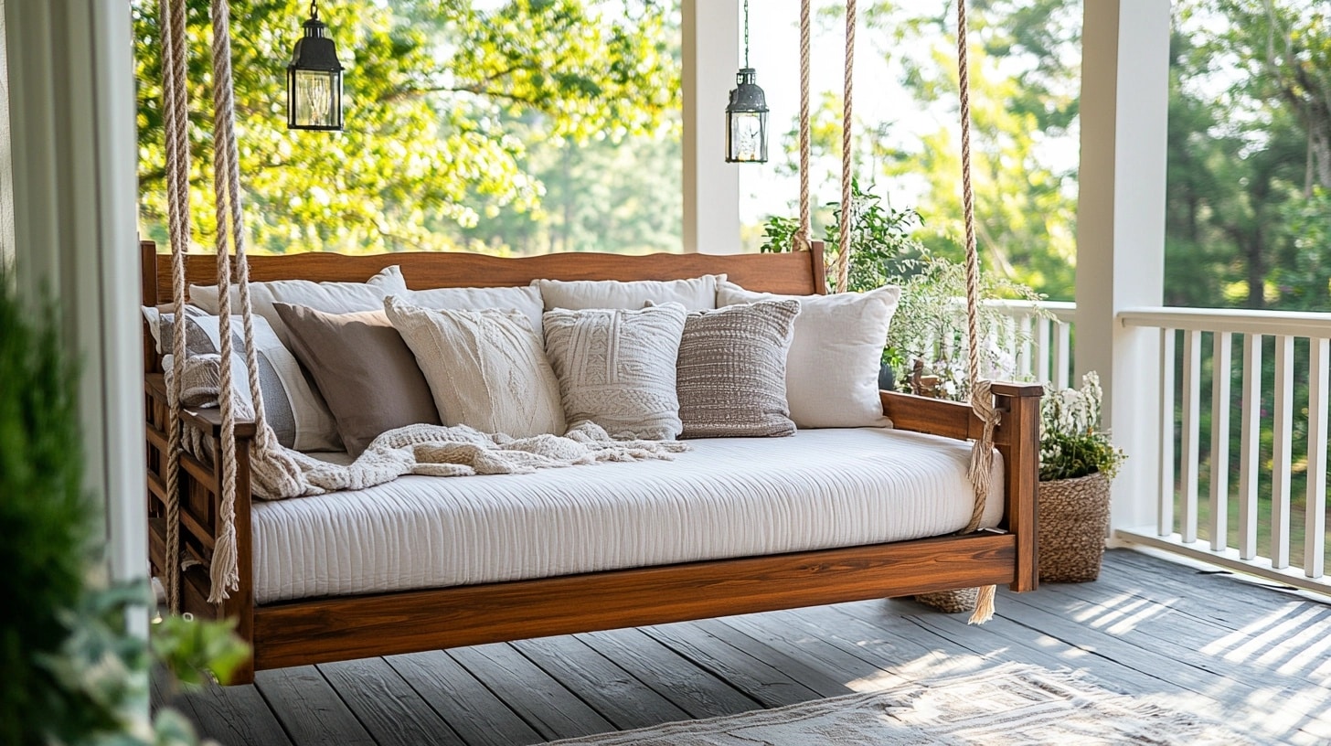 porch bed swing plans