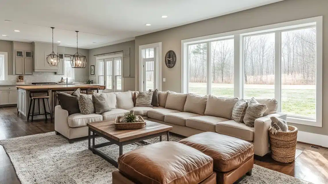 Agreeable Gray Living Room