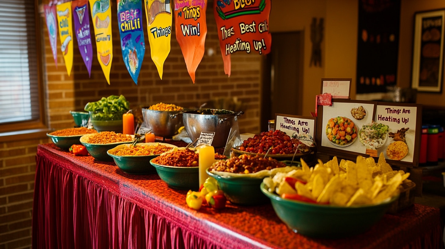 Banners with Chili Cook-Off Slogans