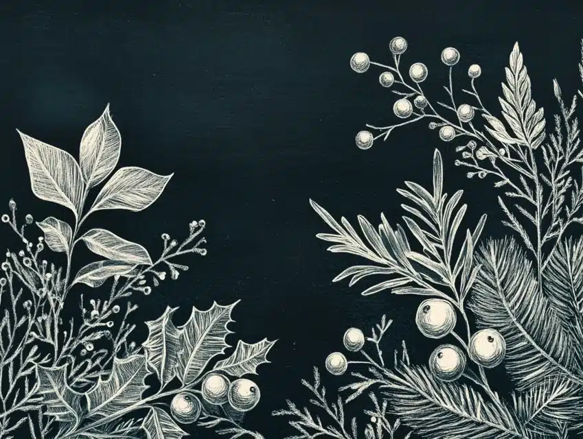 Botanical Winter Illustrations