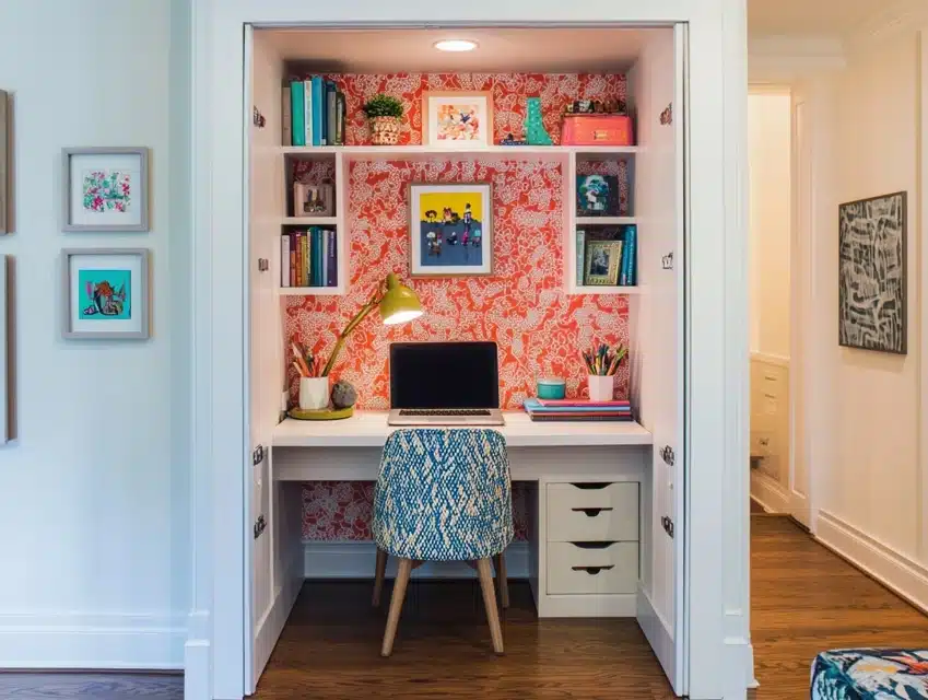 Compact Closet Desk