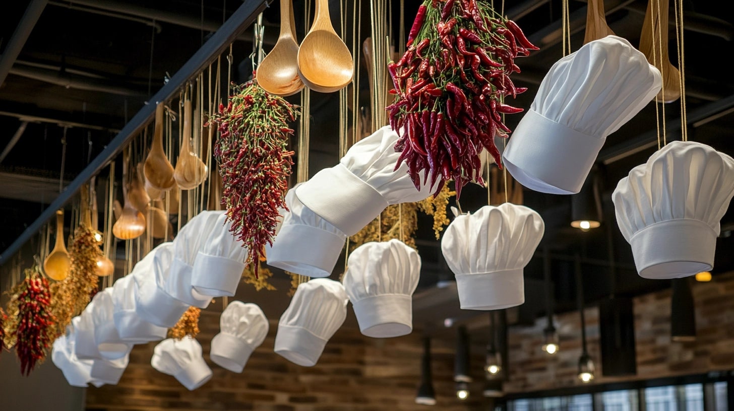 Hanging Chef Hat Decor