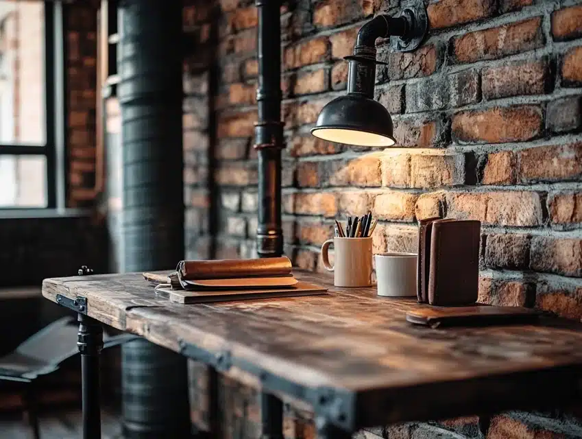 Industrial-Style Desk