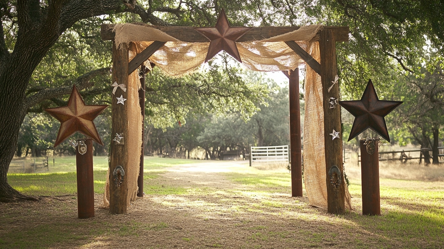 Rodeo-Themed Entry Gate