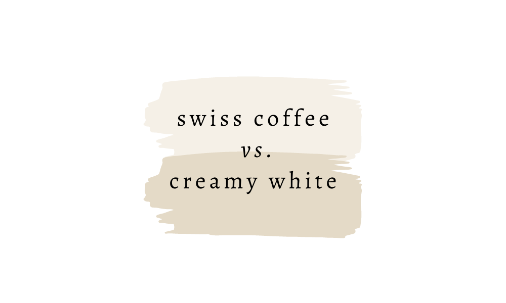 Side-By-Side Comparison: Creamy White vs Swiss Coffee 