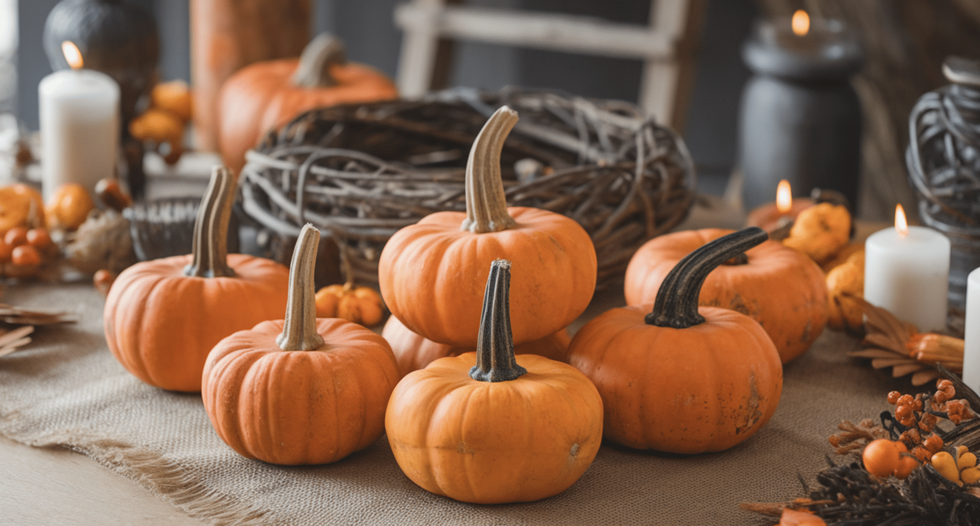 Uses of Pumpkin Stems in Crafts and Decor