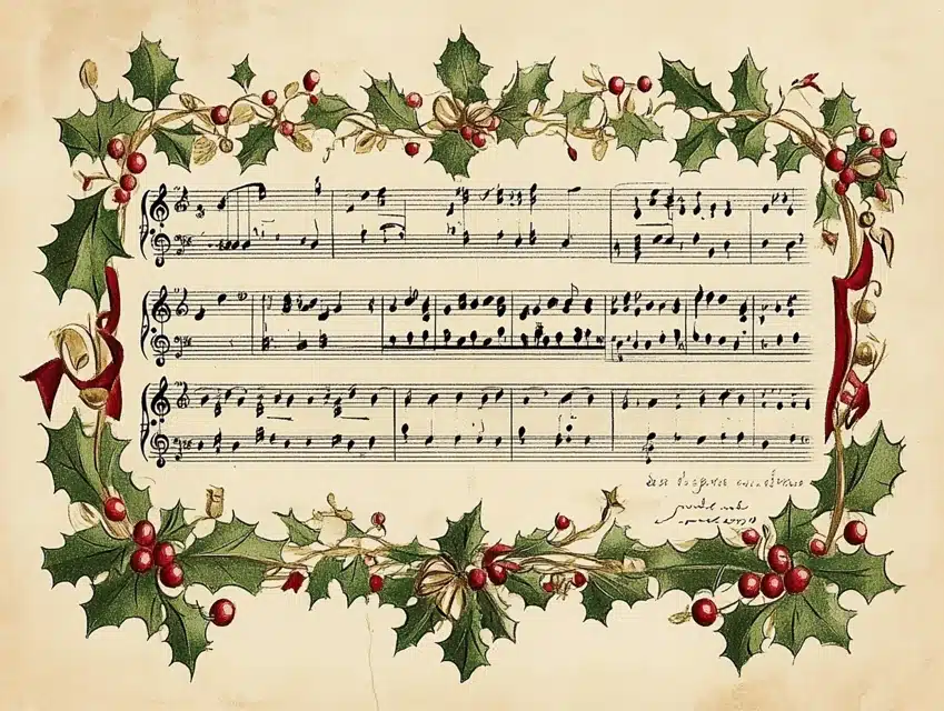 Vintage Christmas Sheet Music