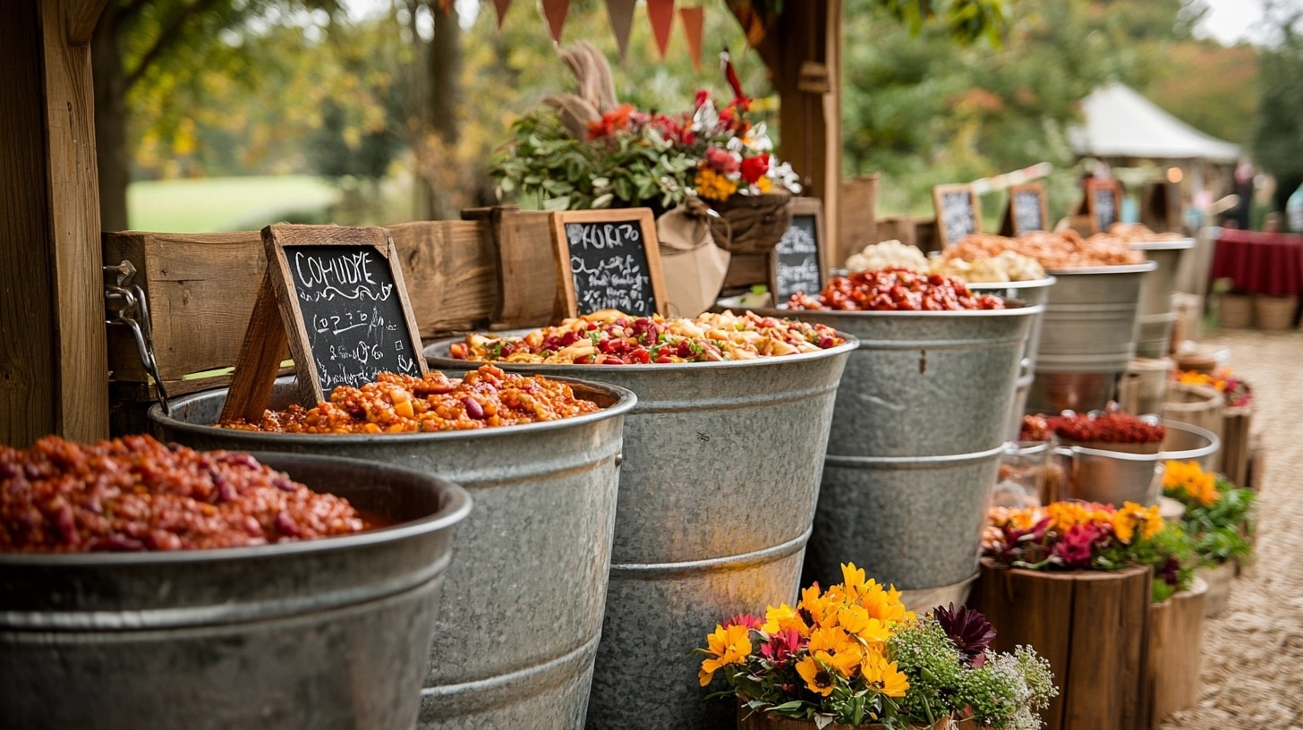 Vintage-Style Metal Serving Stations