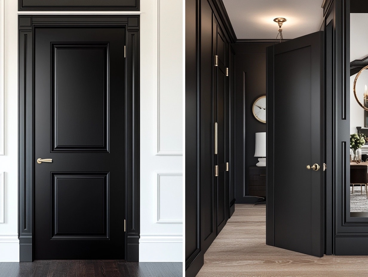 Why Choose Black Paint for Interior Doors?