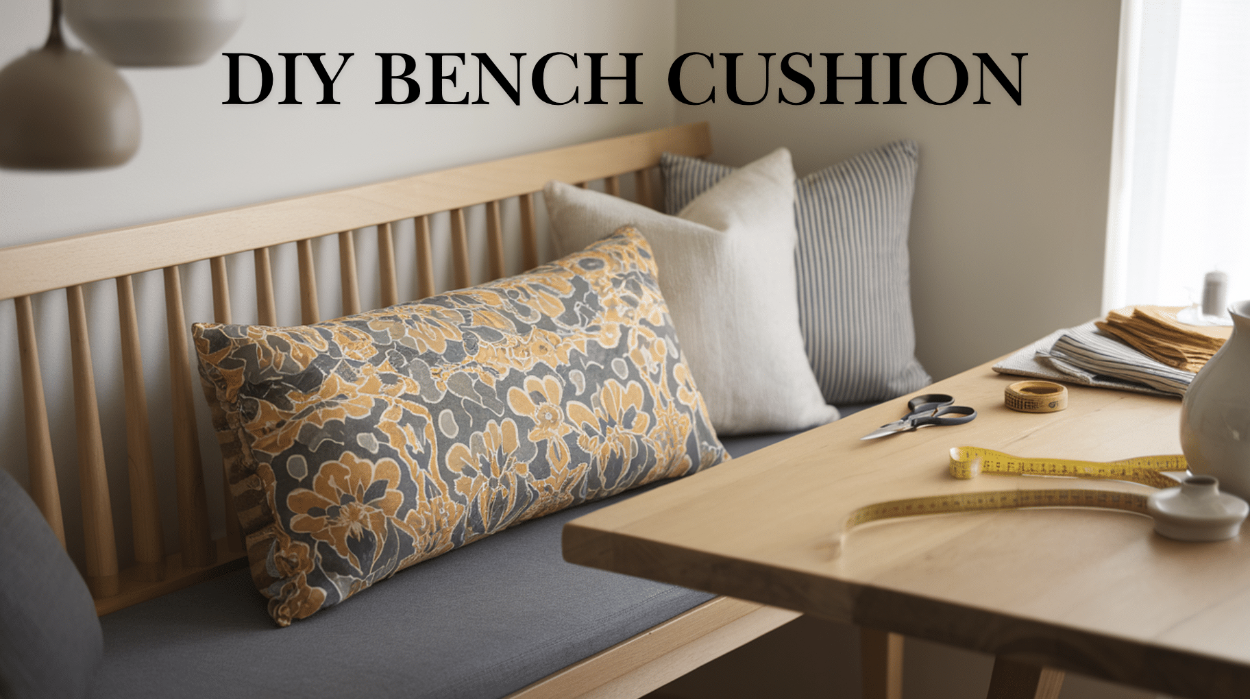 bench cushion diy