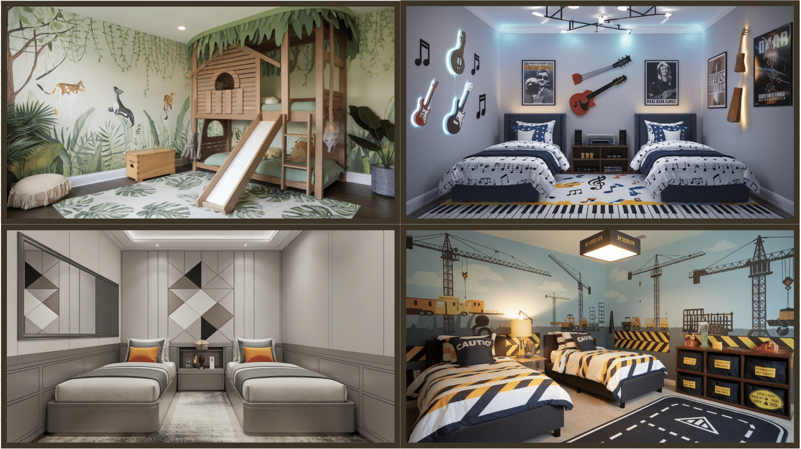 boys room ideas with two beds