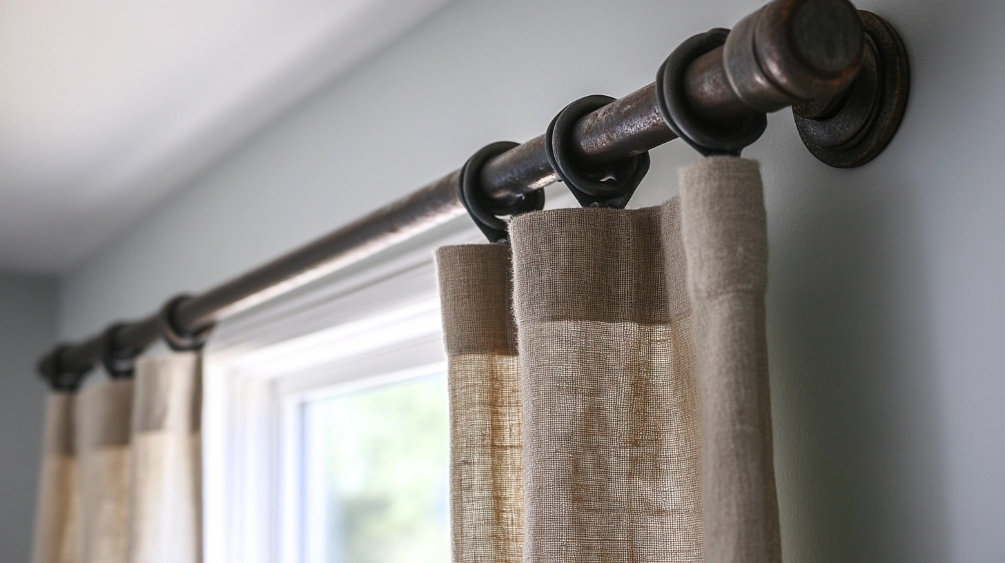 diy curtain rods