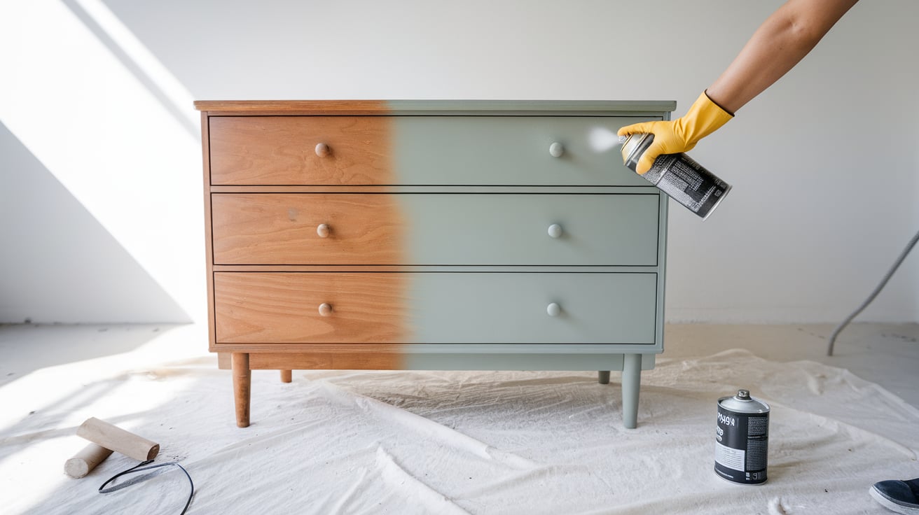 tips for spray painting furniture