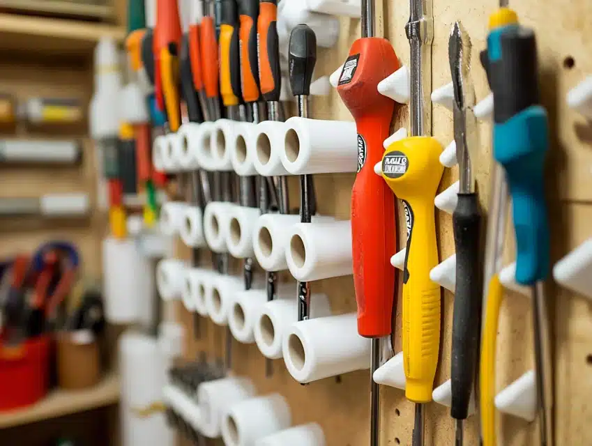 PVC Screwdriver Organization