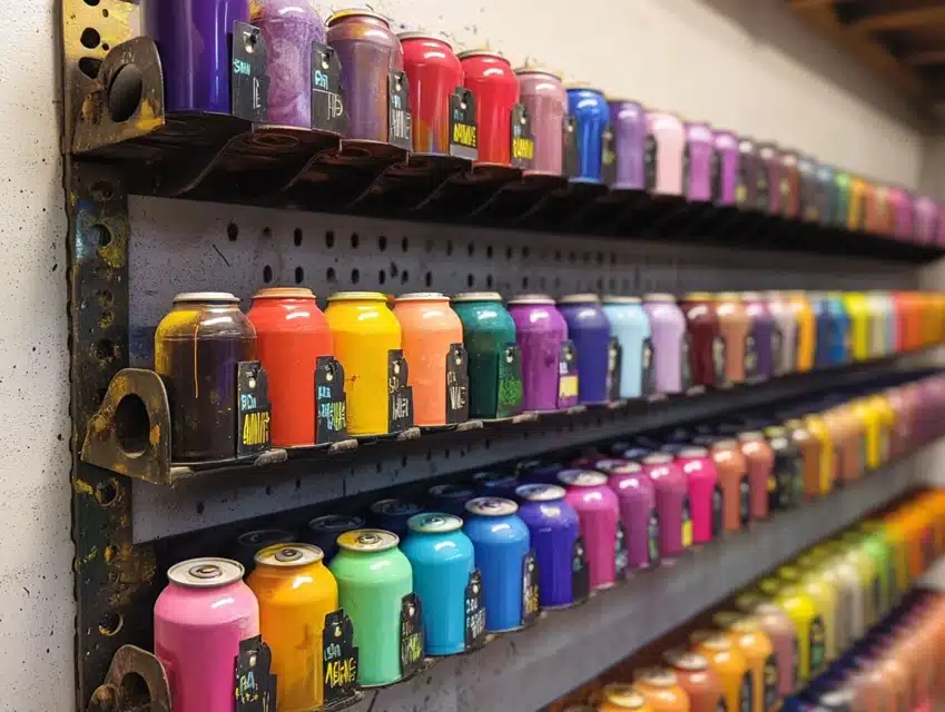 Spray Paint Storage Design